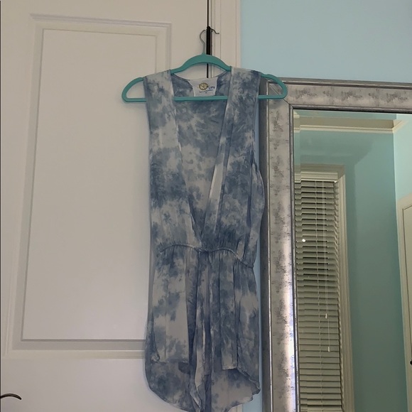 Blue life deep v romper - Picture 2 of 2